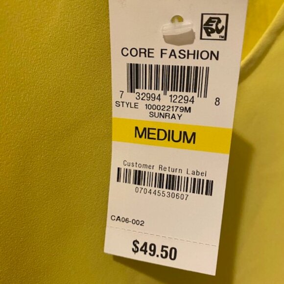 INC sheer V-neck Tank Top Medium - Picture 5 of 5